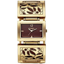 Watch strap Fossil ES1785 Stainless steel Gold Toned 16mm